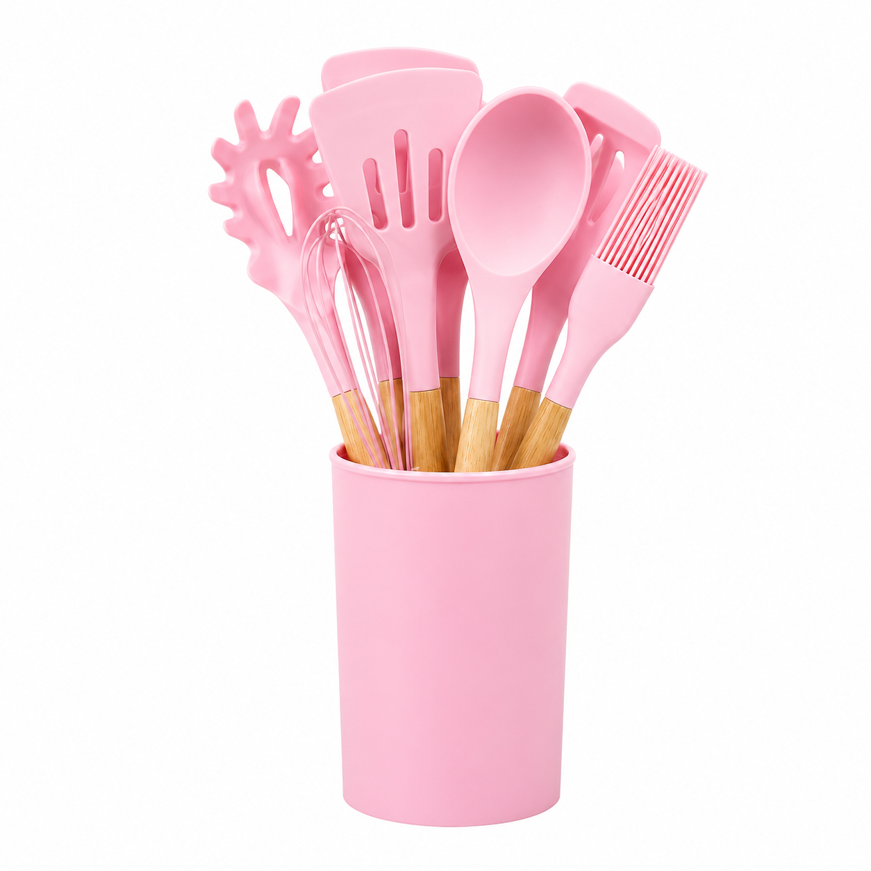 11-in-1 Premium Silicone Kitchen Utensils Set – Heat Resistant Non-Stick Cooking Tools