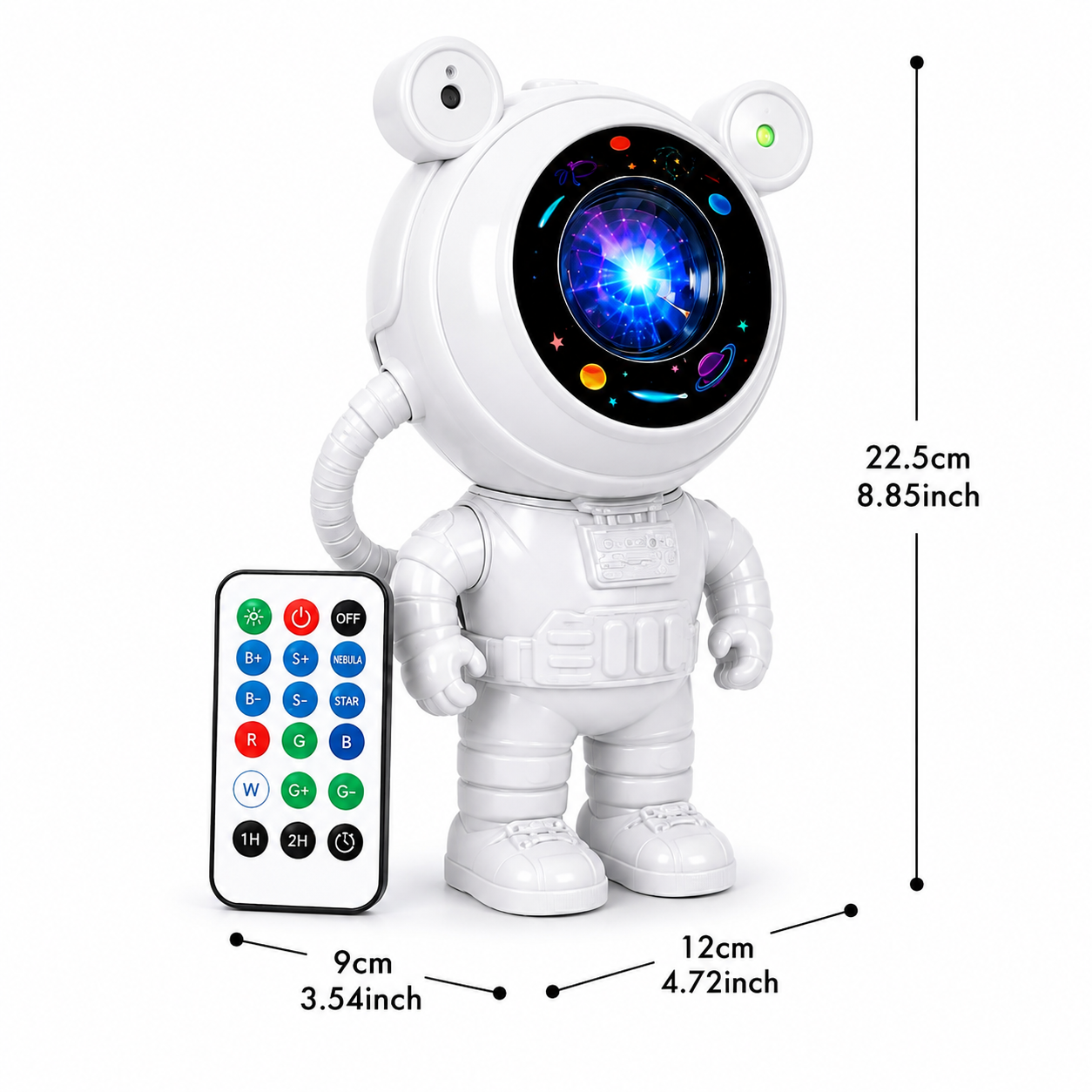 Astronaut Galaxy Projector – Starry Sky Night Light with Remote Control