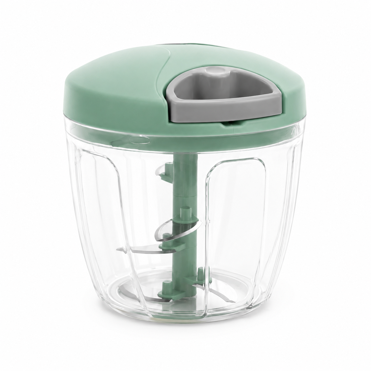 Hand Rope Food Chopper – Manual Vegetable & Fruit Cutter with Pull Cord