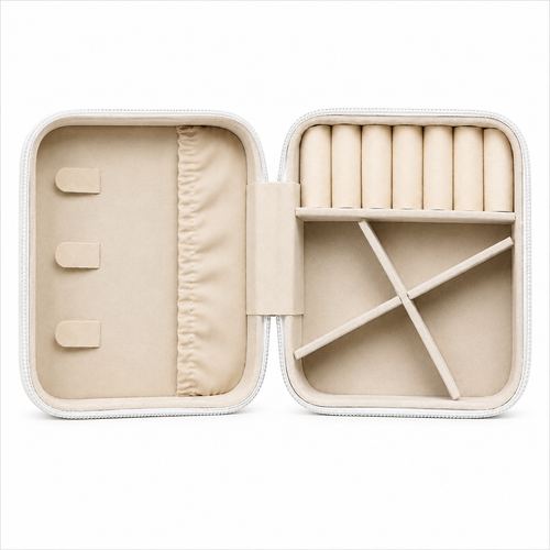 Portable Travel Cosmetic & Toiletry Storage Bag | Multi-Purpose Makeup Organizer with Zipper