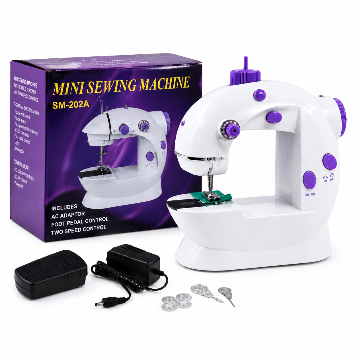 Portable Mini Sewing Machine – Compact Electric Stitching Machine for Home & Travel