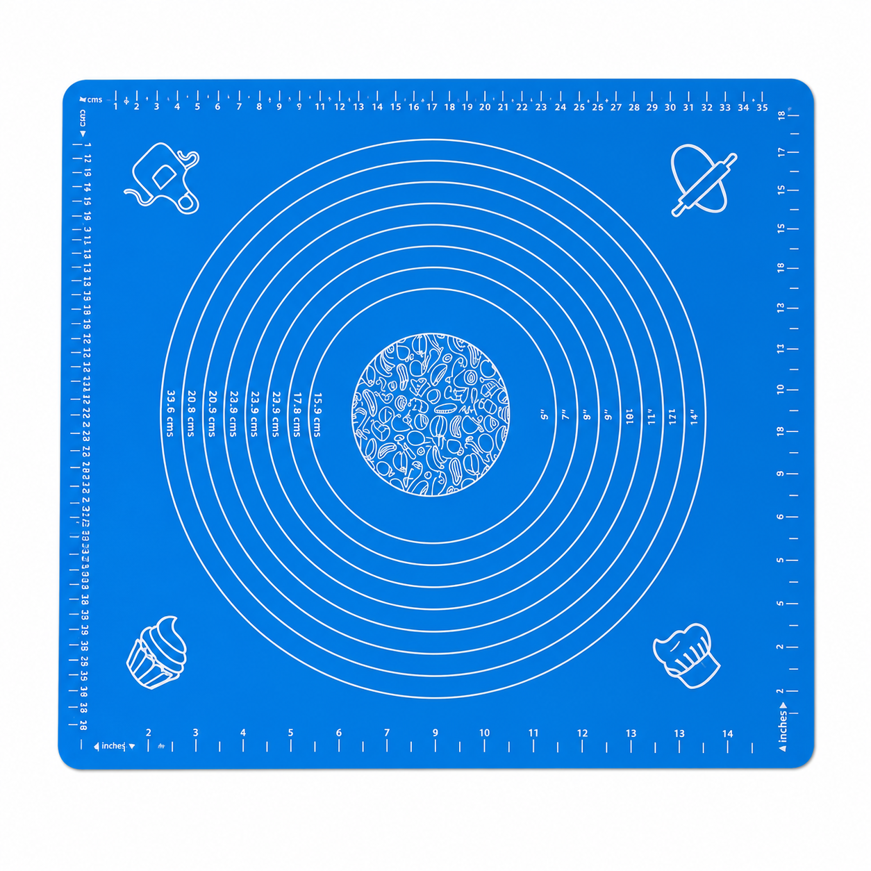 Premium Silicone Baking Mat – Non-Stick Food Grade Pastry & Dough Rolling Mat | Heat Resistant Reusable Kitchen Baking Sheet