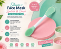 2-in-1 Silicone Face Mask Applicator Brush & Spatula – Soft, Hygienic & Reusable Skincare Tool