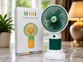 Mini Handheld Rechargeable Fan – Portable USB Cooling Fan with Stand