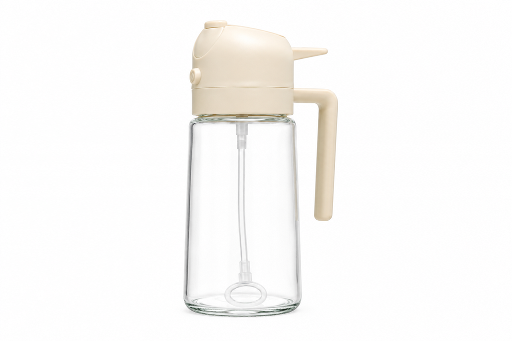 2-in-1 Oil Spray Bottle – Premium Kitchen Oil Dispenser & Spray Bottle