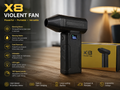 X8 Wireless Turbo Fan – Multi-Purpose Air Duster & Inflator