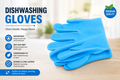 Premium Waterproof Dishwashing Cleaning Gloves | Anti-Slip Reusable Kitchen Gloves