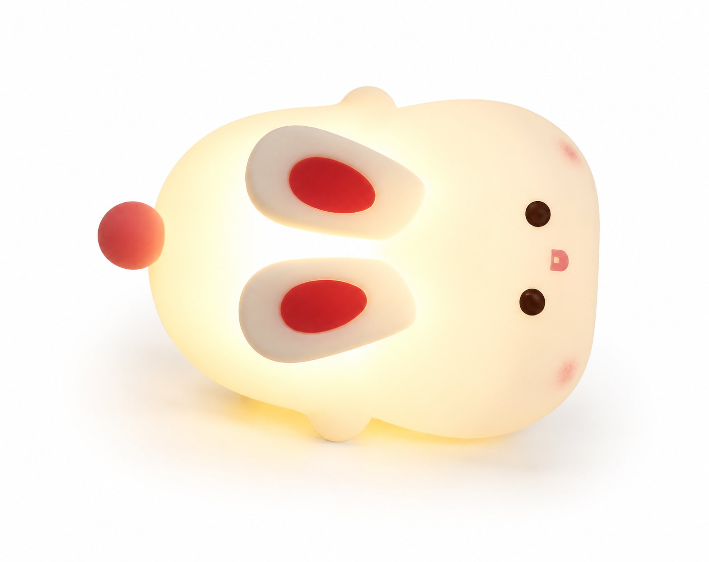 Bunny Silicone Night Light – USB Rechargeable Soft LED Lamp | Tap Control | Timer Function