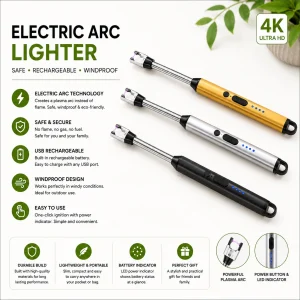 USB Rechargeable Electric Arc Lighter
