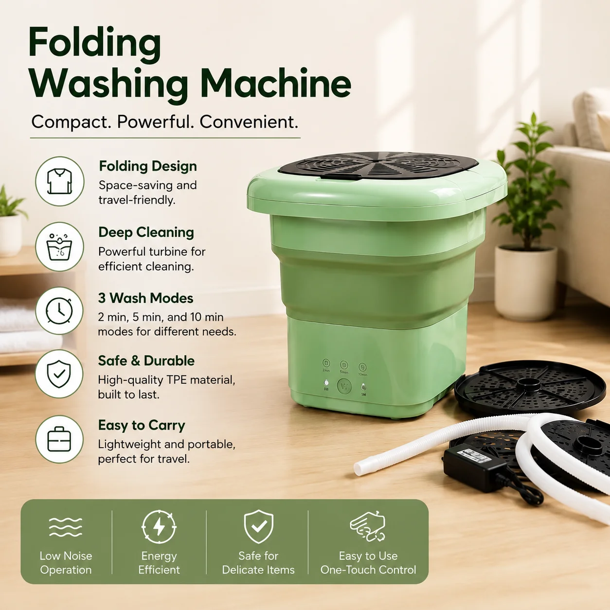 Portable Washing Machine – Compact Mini Washer - Image 4