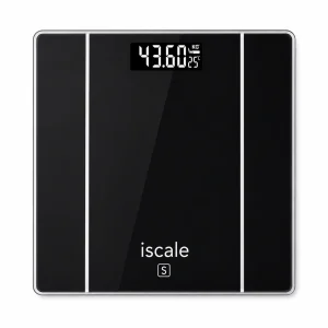 iScale Electronic Bathroom Scale – Digital LED Weight Machine
